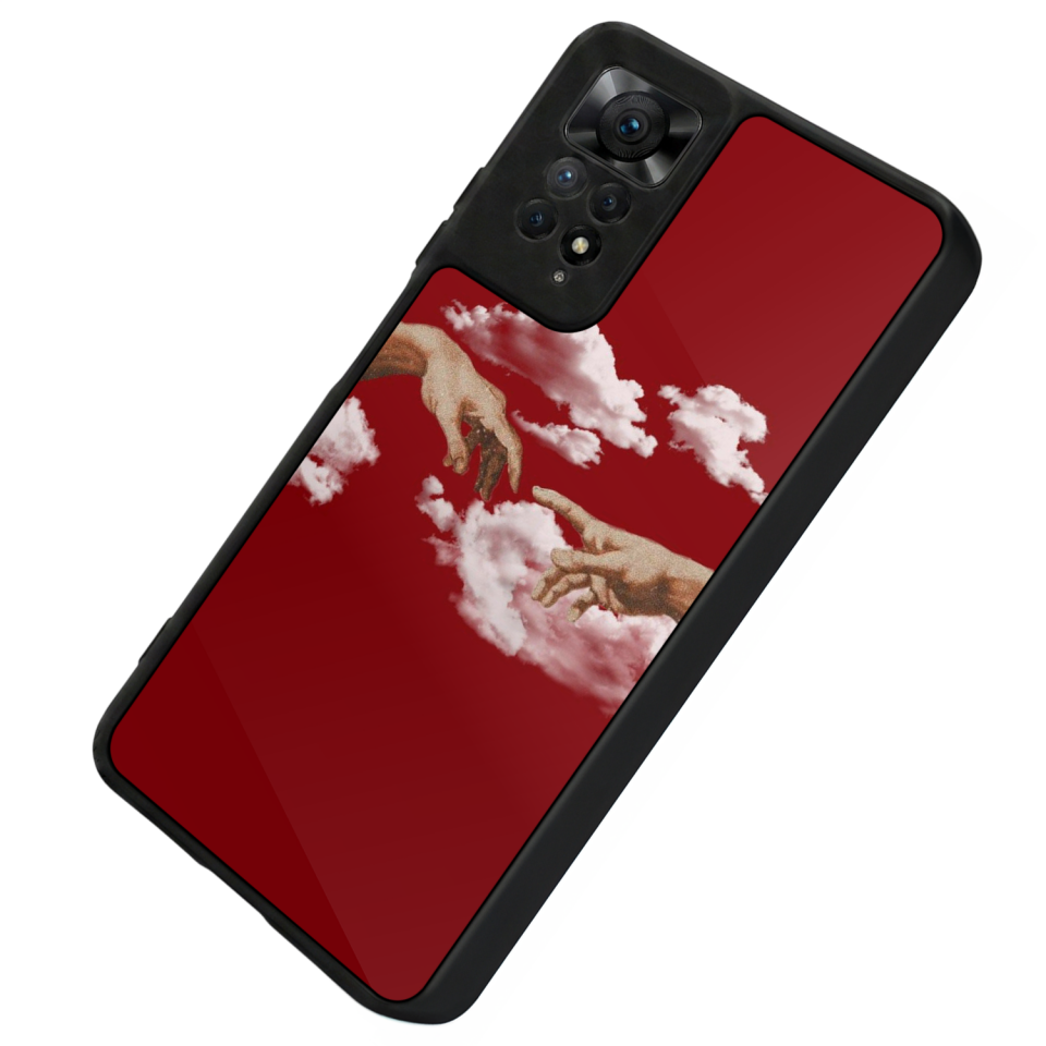 Xiaomi Redmi Note 12 Pro Uyumlu Kirmizi Tasarımlı Glossy Premium Kılıf