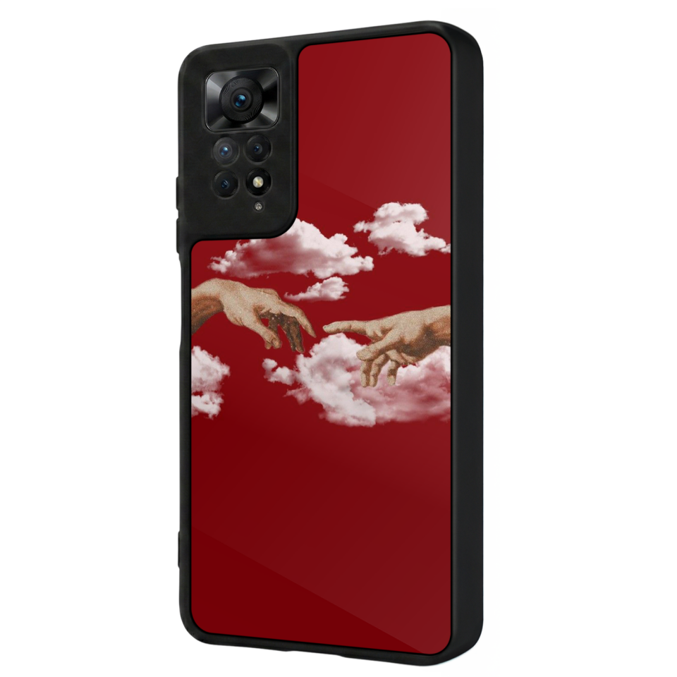 Xiaomi Redmi Note 12 Pro Uyumlu Kirmizi Tasarımlı Glossy Premium Kılıf