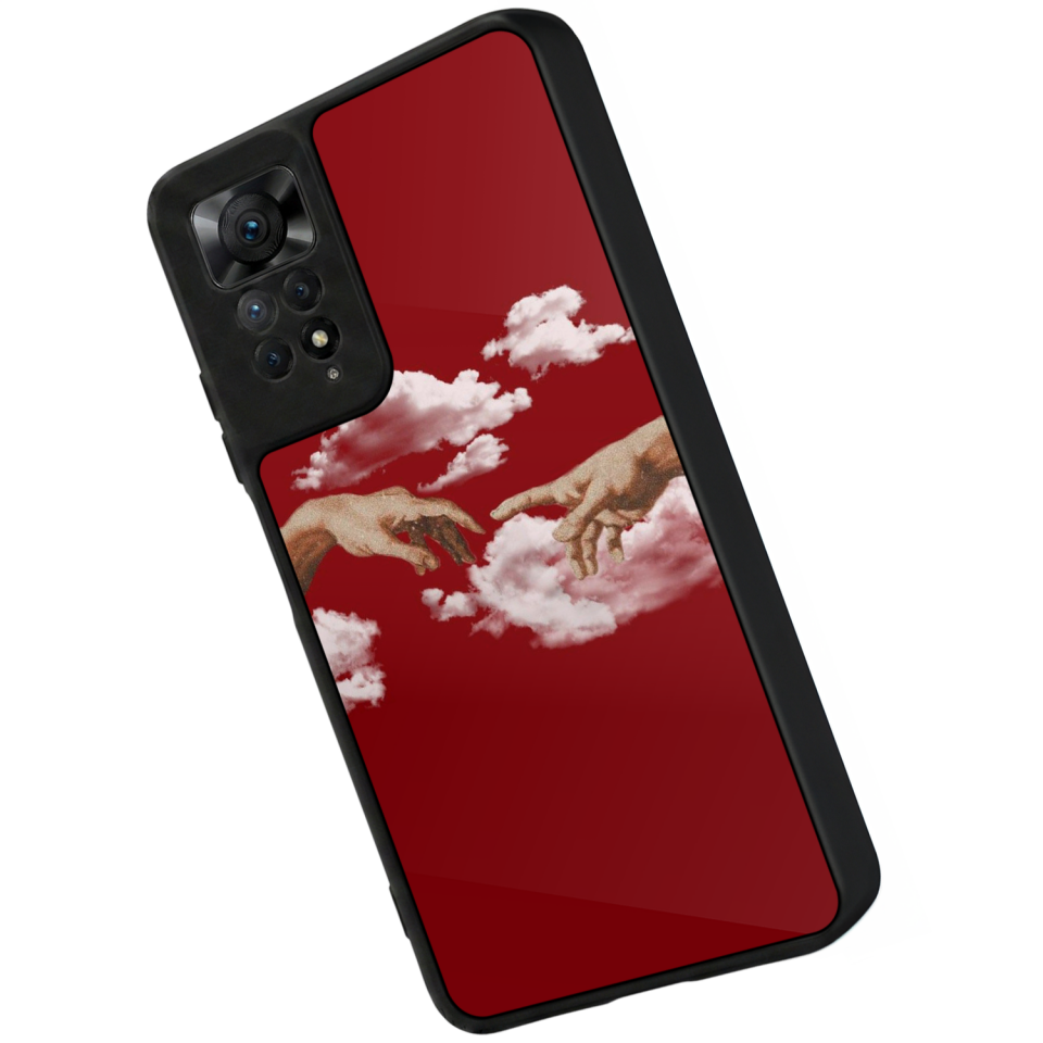 Xiaomi Redmi Note 12 Pro Uyumlu Kirmizi Tasarımlı Glossy Premium Kılıf