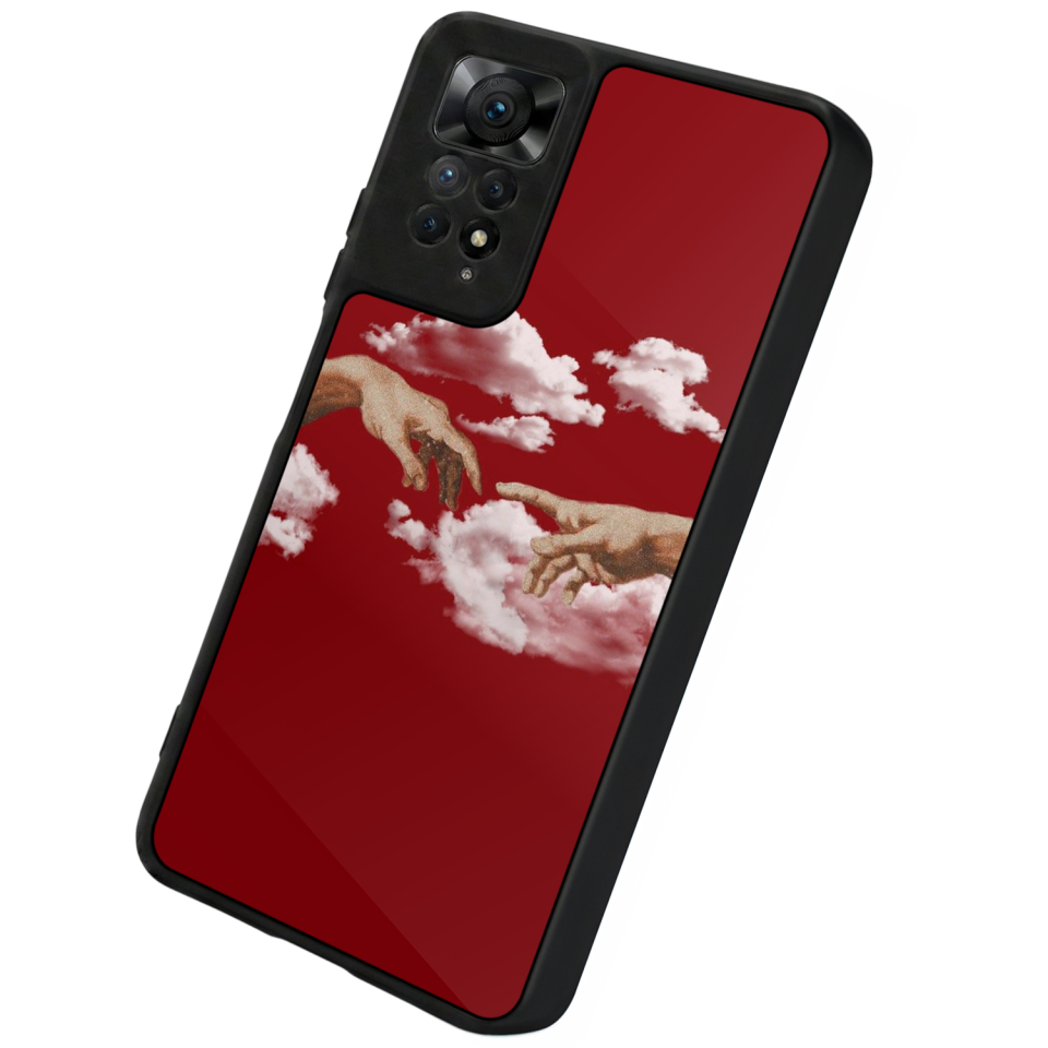 Xiaomi Redmi Note 12 Pro Uyumlu Kirmizi Tasarımlı Glossy Premium Kılıf
