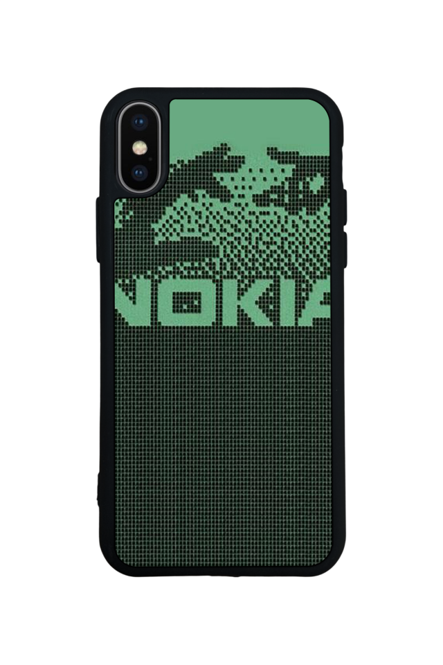 iPhone X/ XS Uyumlu Nokia Tasarımlı Glossy Premium Kılıf