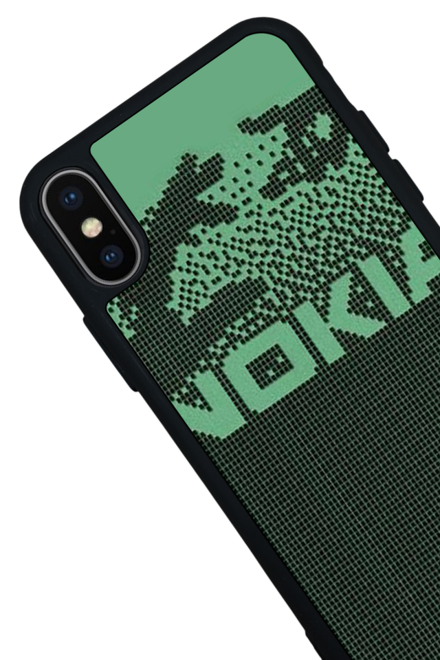 iPhone X/ XS Uyumlu Nokia Tasarımlı Glossy Premium Kılıf