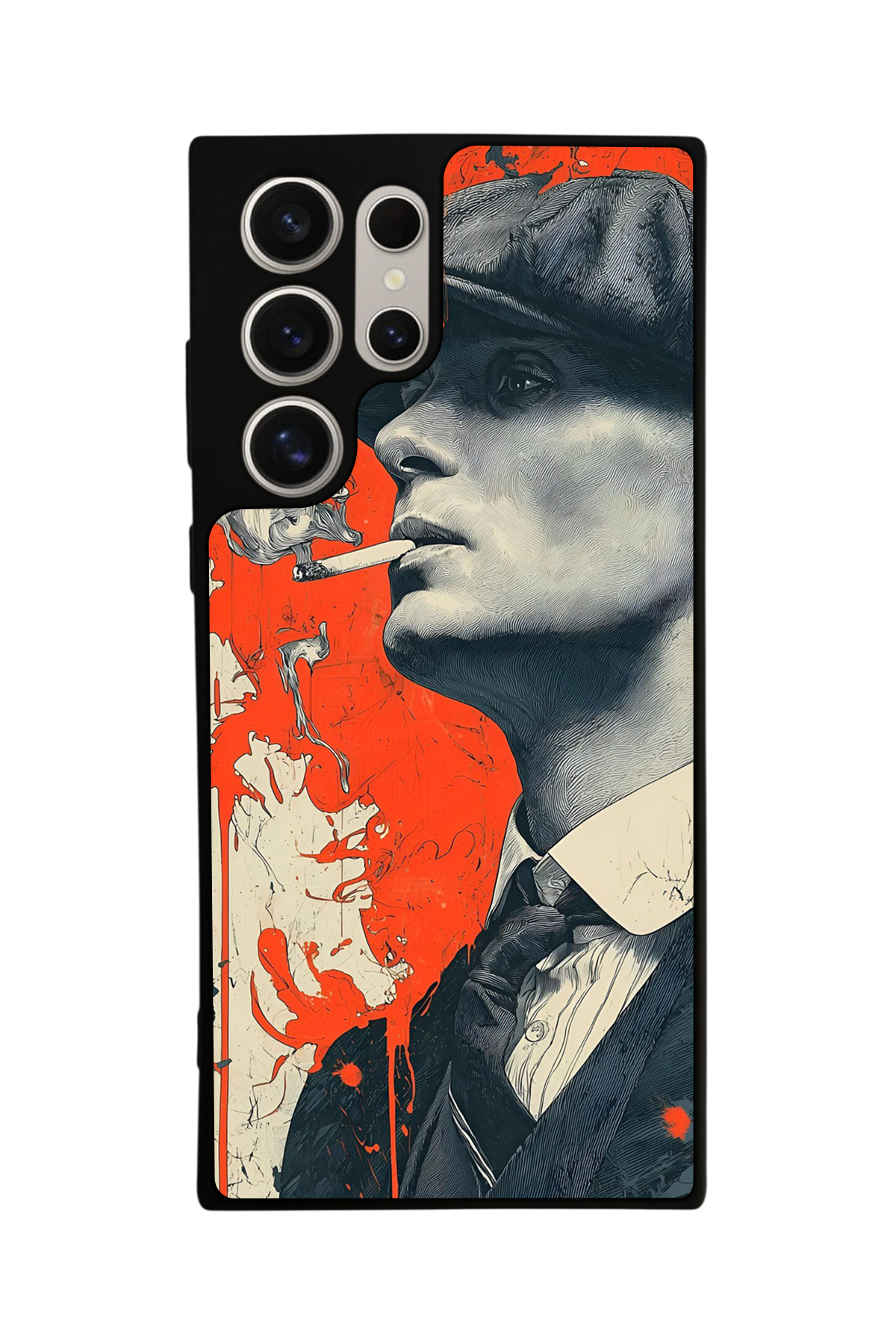 Samsung Galaxy S22 Ultra Uyumlu Peaky Blinders Tasarımlı Glossy Premium Kılıf