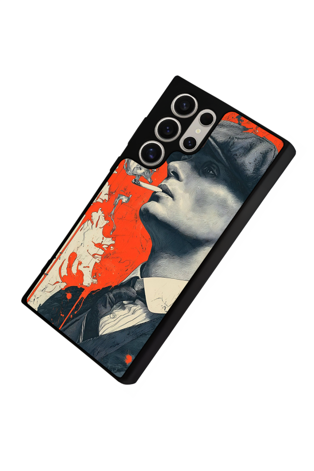 Samsung Galaxy S22 Ultra Uyumlu Peaky Blinders Tasarımlı Glossy Premium Kılıf