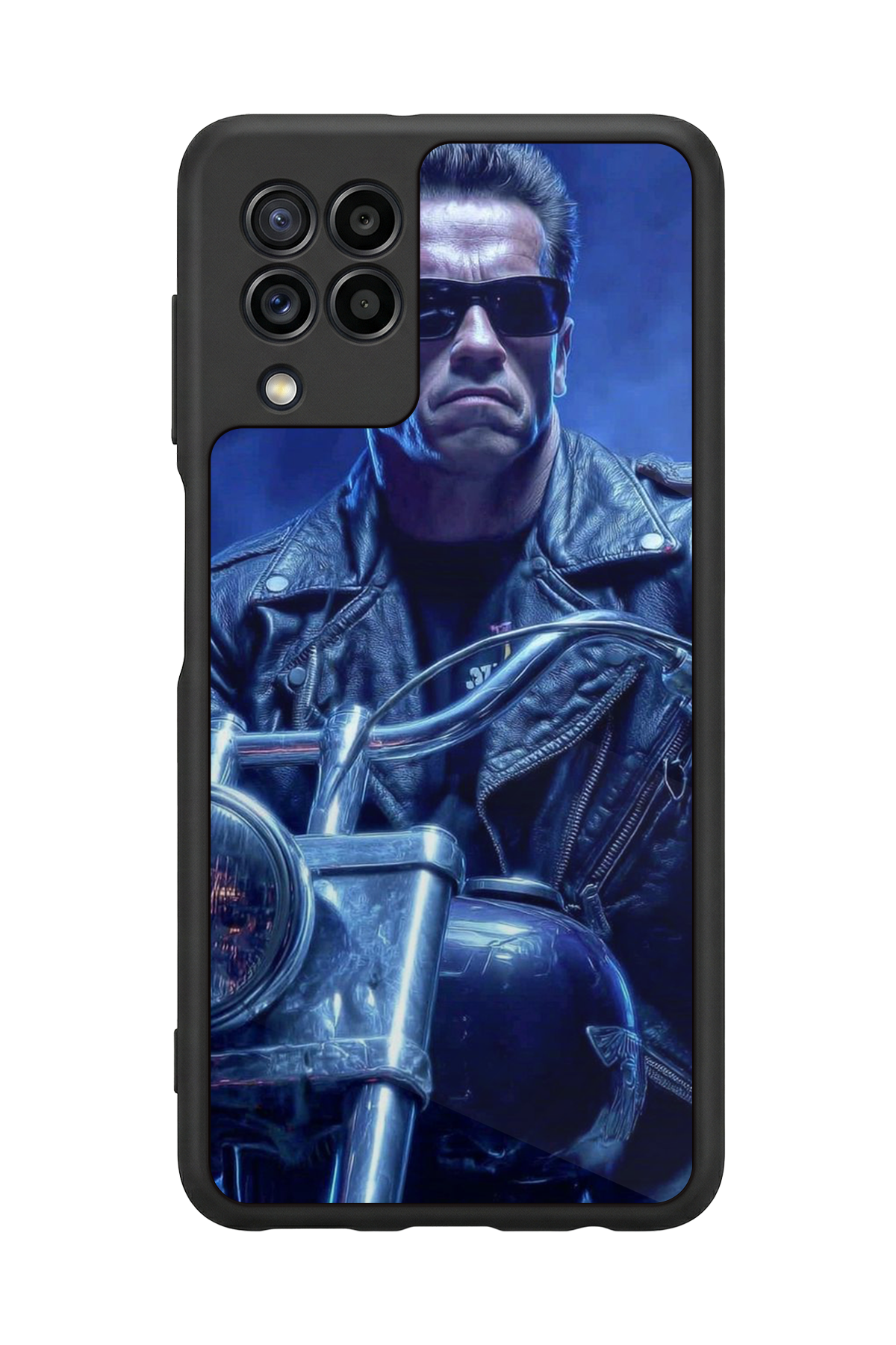 Samsung Galaxy M32 Uyumlu Terminator Tasarımlı Glossy Premium Kılıf