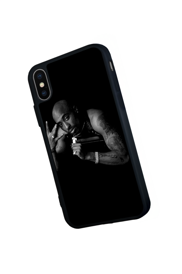 iPhone XS Max Uyumlu Tupac Tasarımlı Glossy Premium Kılıf