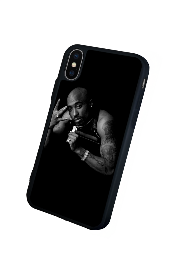 iPhone XS Max Uyumlu Tupac Tasarımlı Glossy Premium Kılıf