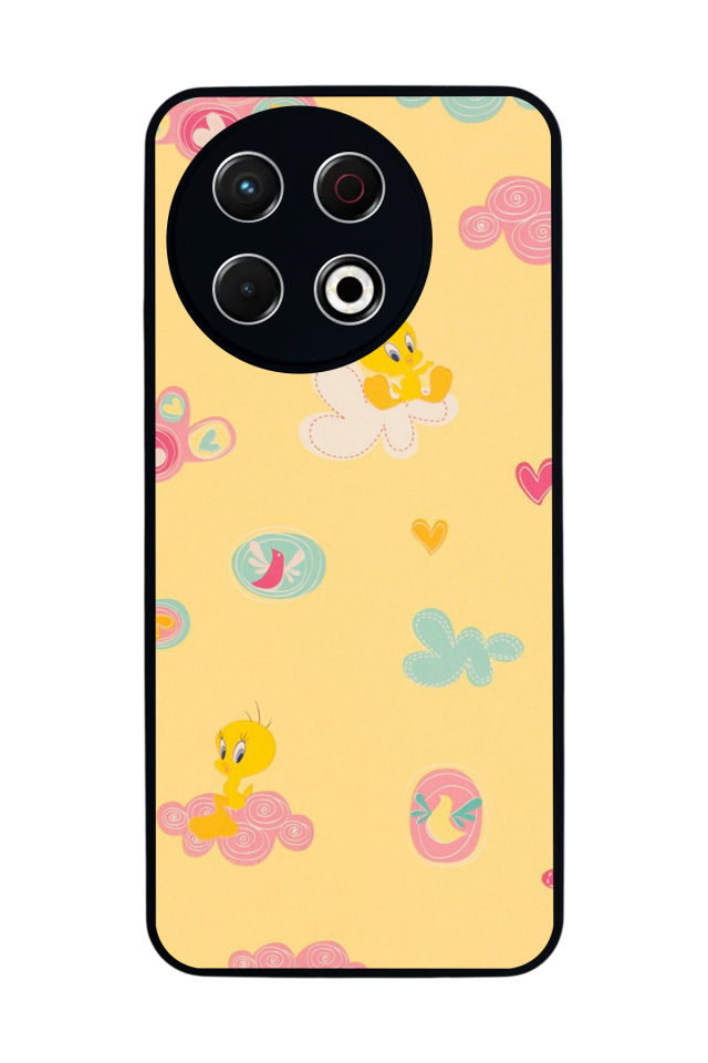 Tecno Spark 30 Pro Uyumlu Tweety Tasarımlı Glossy Premium Kılıf