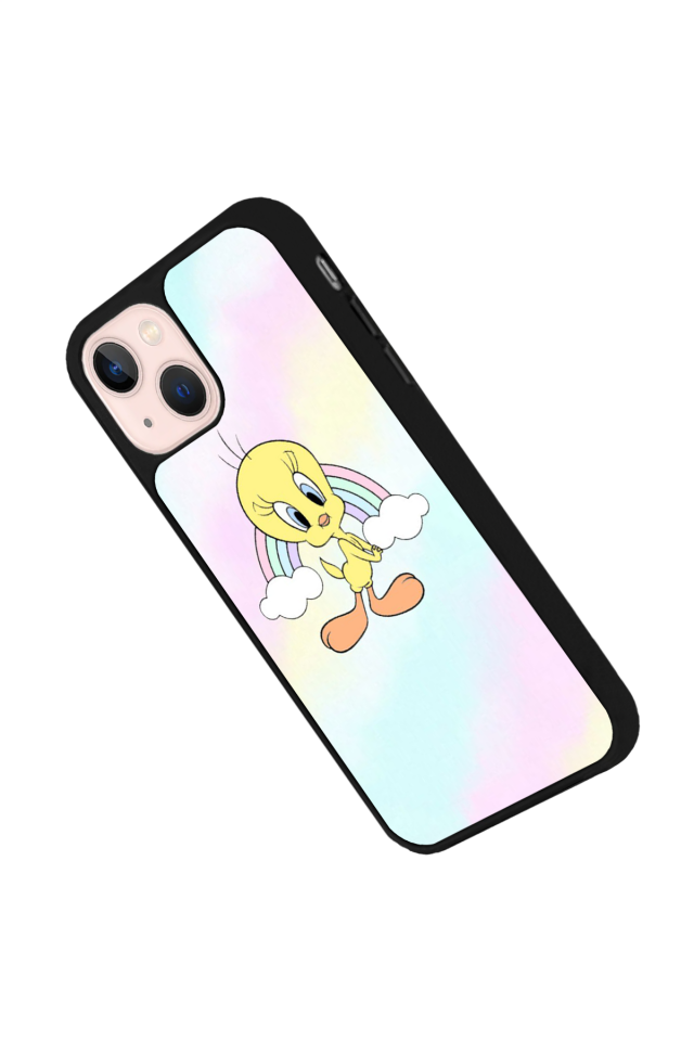 iPhone 15 Plus Uyumlu Tweety Tasarımlı Glossy Premium Kılıf