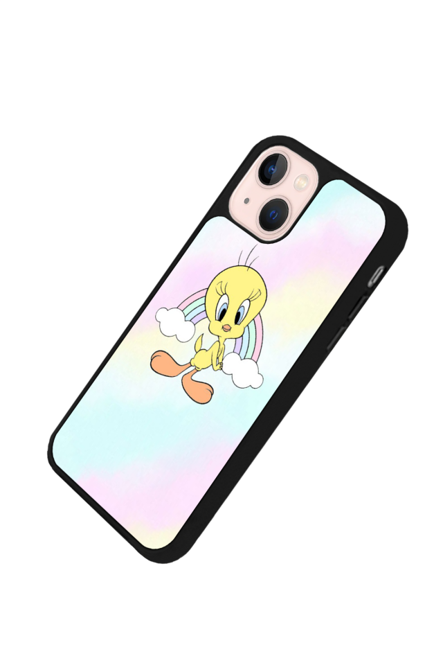 iPhone 15 Plus Uyumlu Tweety Tasarımlı Glossy Premium Kılıf