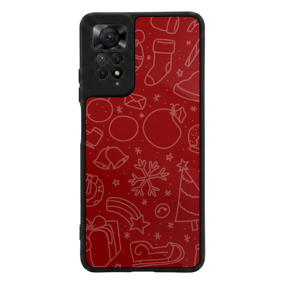 Xiaomi Redmi Note 11 Pro Uyumlu Yilbasi Christmas Tasarımlı Glossy Premium Kılıf