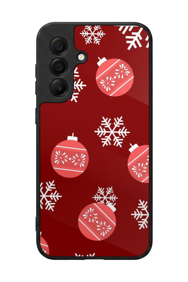 Samsung Galaxy A17 Uyumlu Yilbasi Christmas Tasarımlı Glossy Premium Kılıf