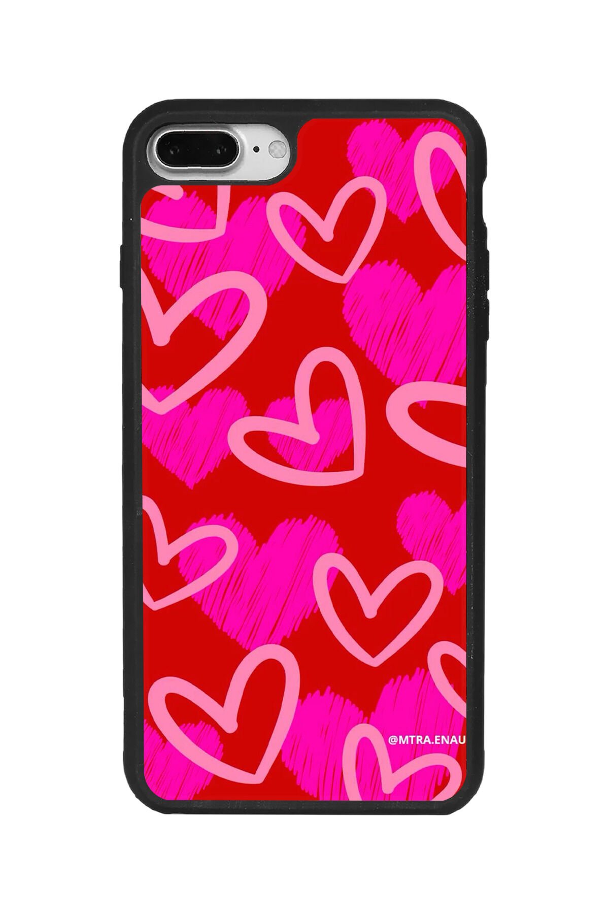 Apple iPhone 7 Plus Siyah Silikon Kılıf Çiziklere ve Darbelere Karşı Koruma