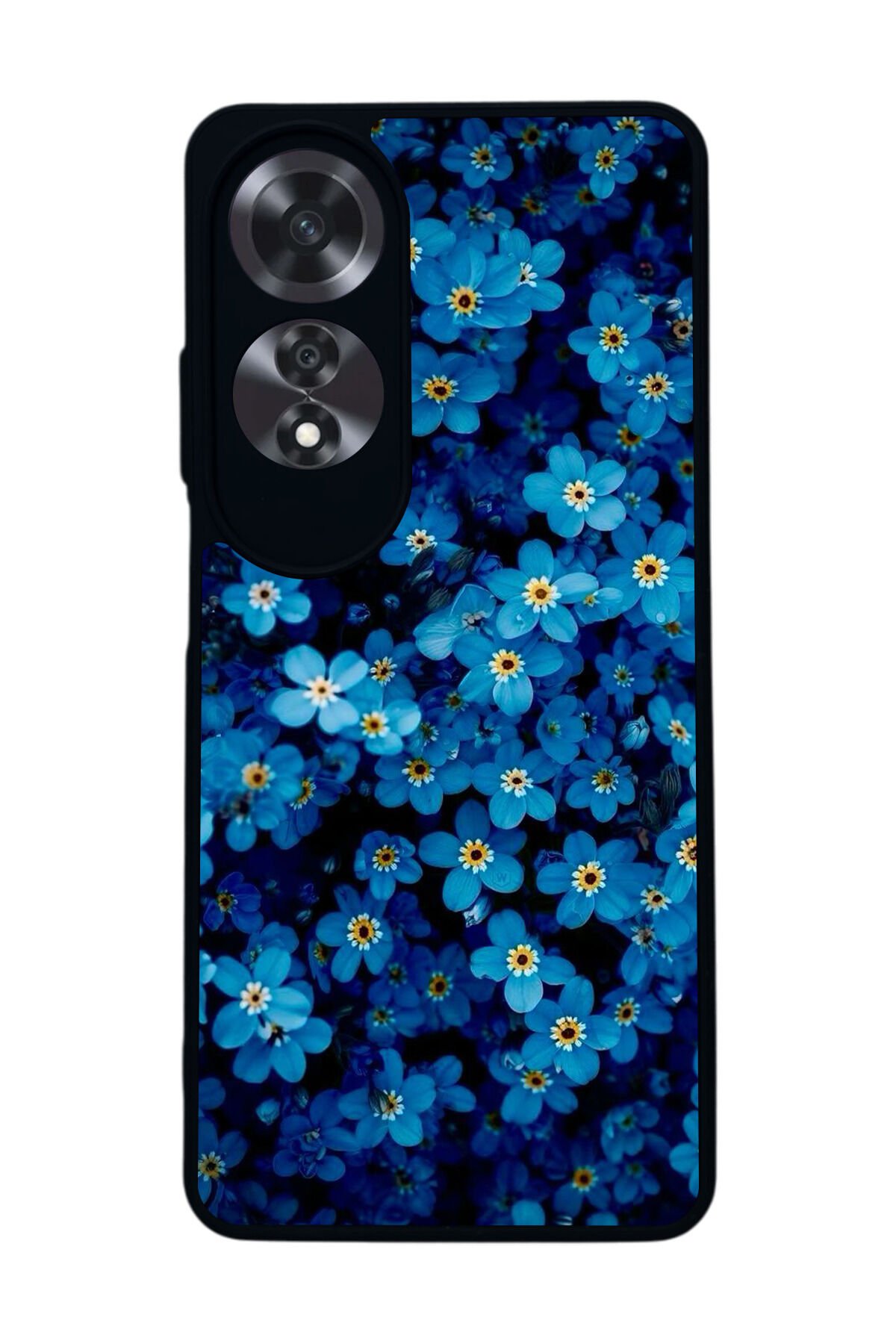 Oppo A60 Mat Siyah uyumlu Kılıf – Yumuşak Silikon, Koruyucu, Şok Emici Kapak