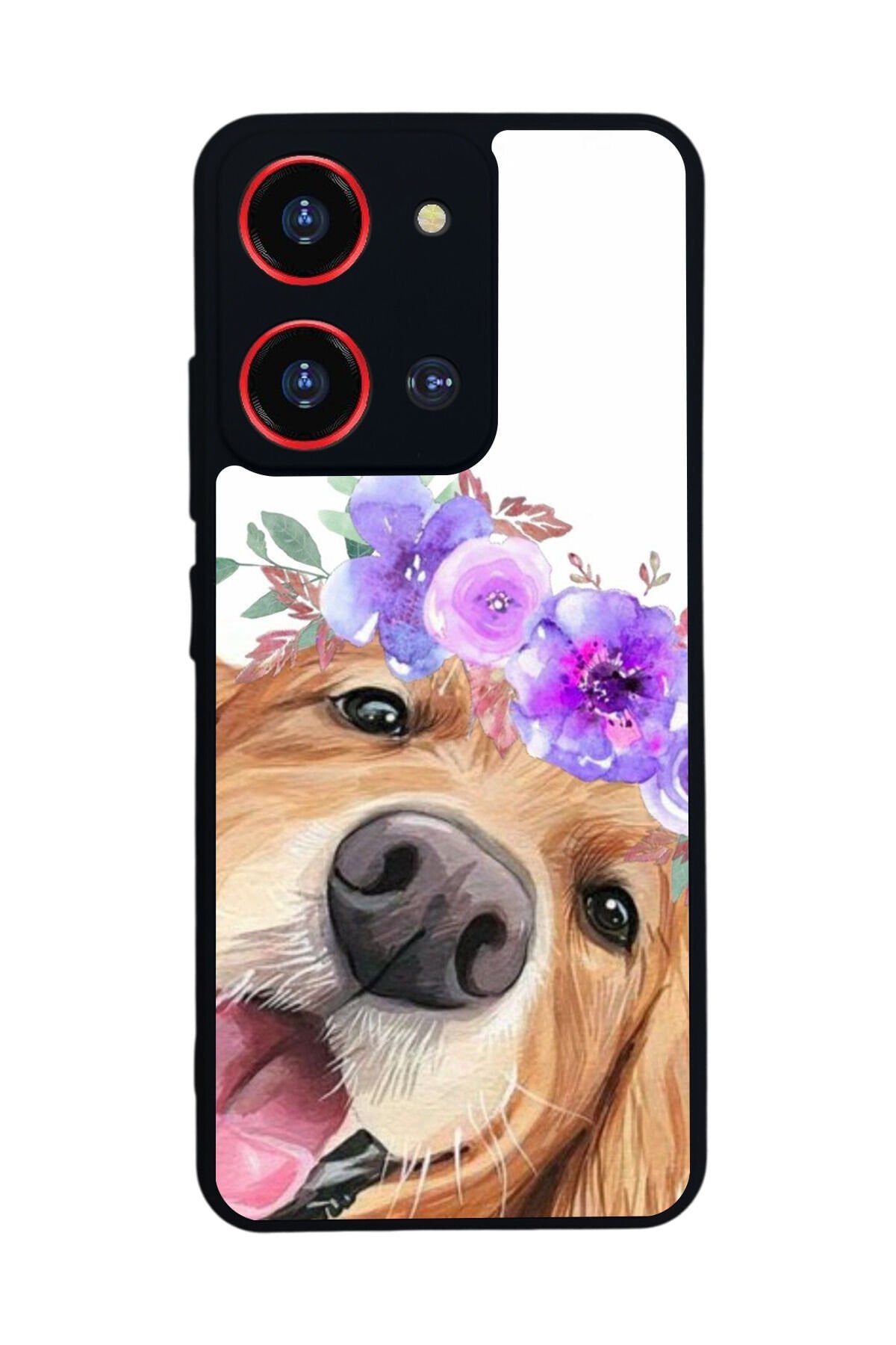 Reeder S19 Max Pro S ZOOM Uyumlu Golden Kopek Tasarımlı Glossy Premium Kılıf