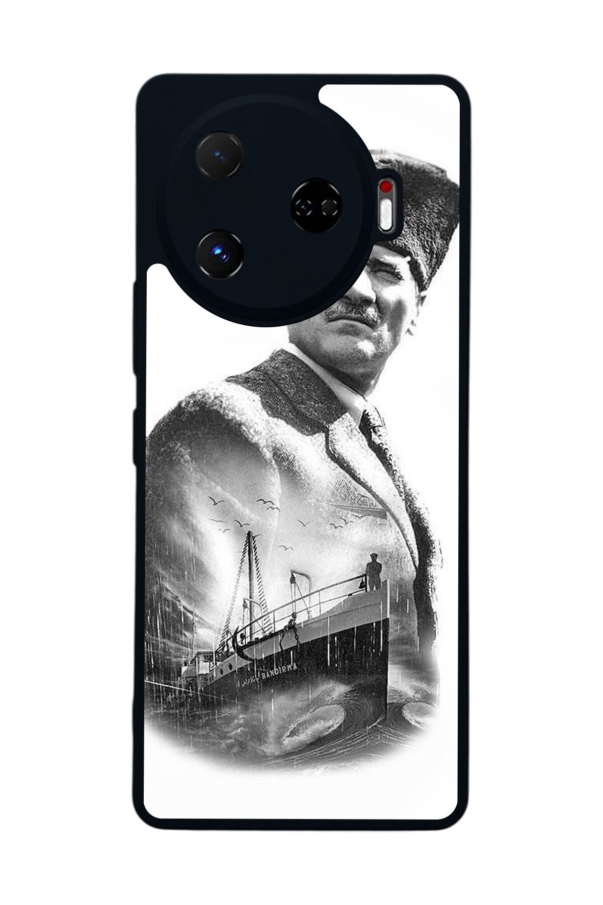 Tecno Camon 30 Pro Uyumlu Mustafa Kemal Ataturk Tasarımlı Glossy Premium Kılıf