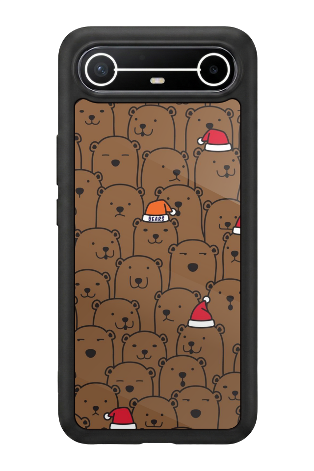 Tecno Spark Slim 5G Uyumlu Ayı Tasarımlı Glossy Premium Kılıf