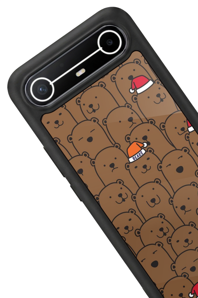 Tecno Spark Slim 5G Uyumlu Ayı Tasarımlı Glossy Premium Kılıf