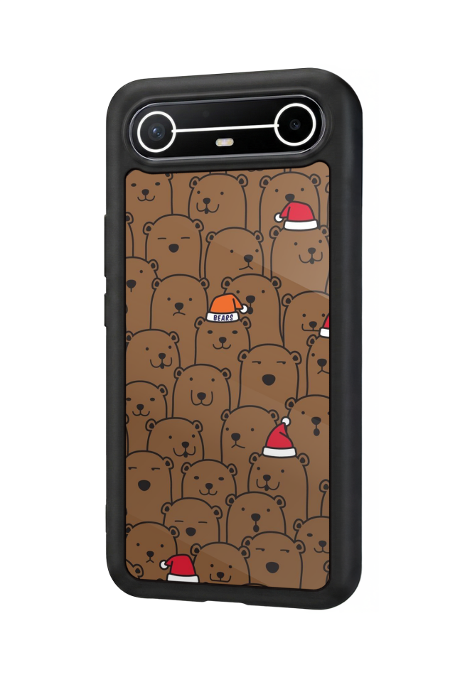 Tecno Spark Slim 5G Uyumlu Ayı Tasarımlı Glossy Premium Kılıf