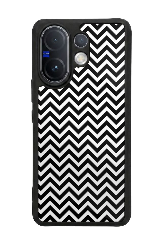 Vivo V60 Uyumlu Çizgi Sanatı Tasarımlı Glossy Premium Kılıf