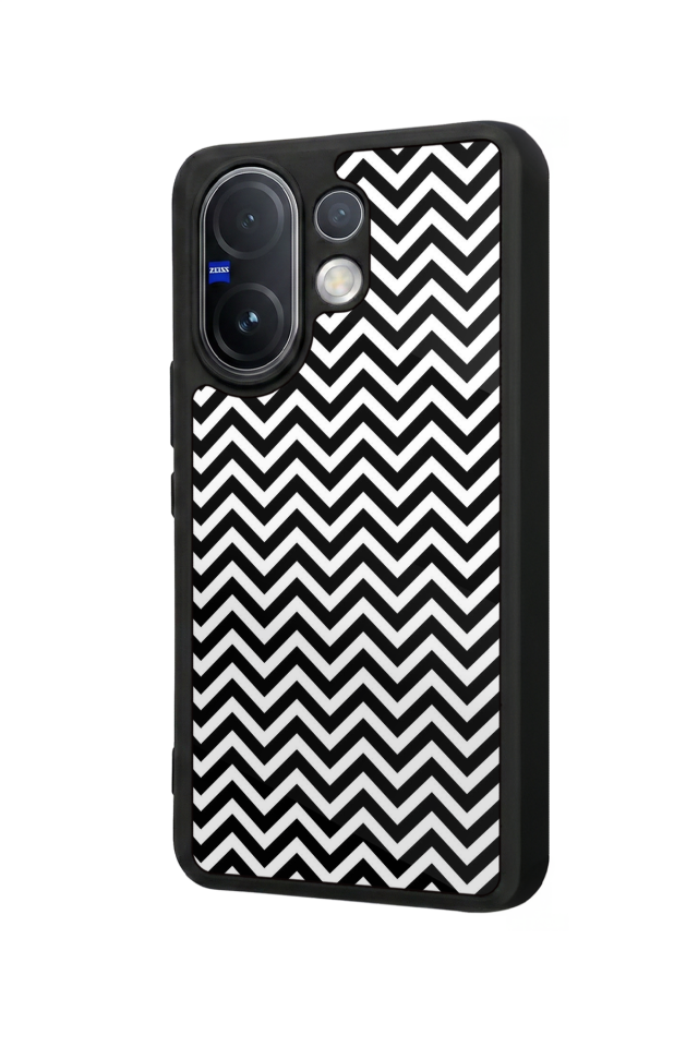 Vivo V60 Uyumlu Çizgi Sanatı Tasarımlı Glossy Premium Kılıf