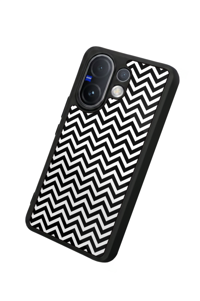 Vivo V60 Uyumlu Çizgi Sanatı Tasarımlı Glossy Premium Kılıf