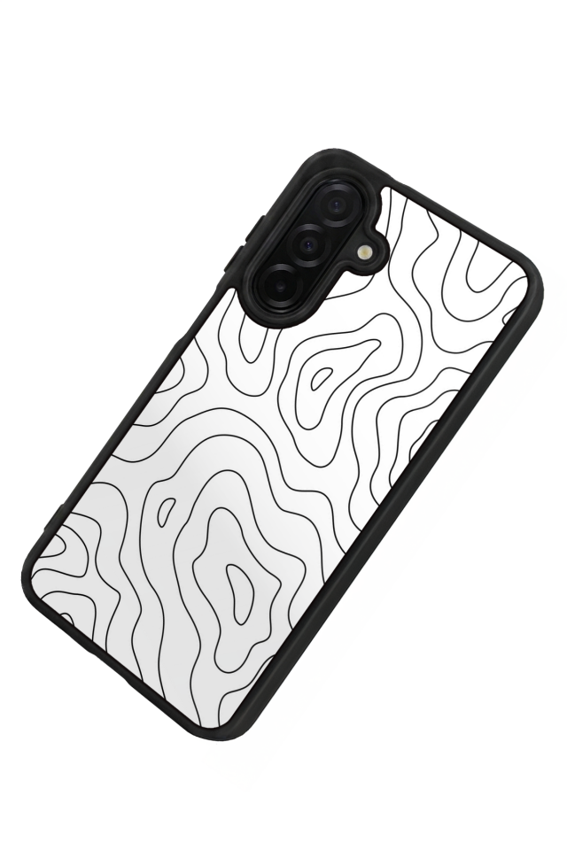 Samsung Galaxy A56 Uyumlu Çizgi Sanatı Tasarımlı Glossy Premium Kılıf