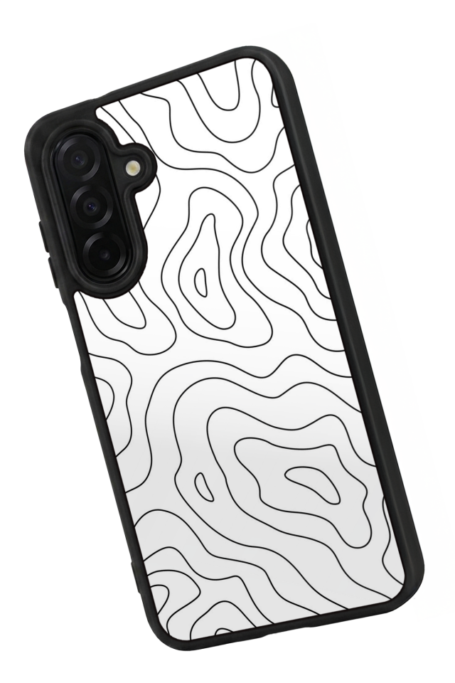 Samsung Galaxy A56 Uyumlu Çizgi Sanatı Tasarımlı Glossy Premium Kılıf