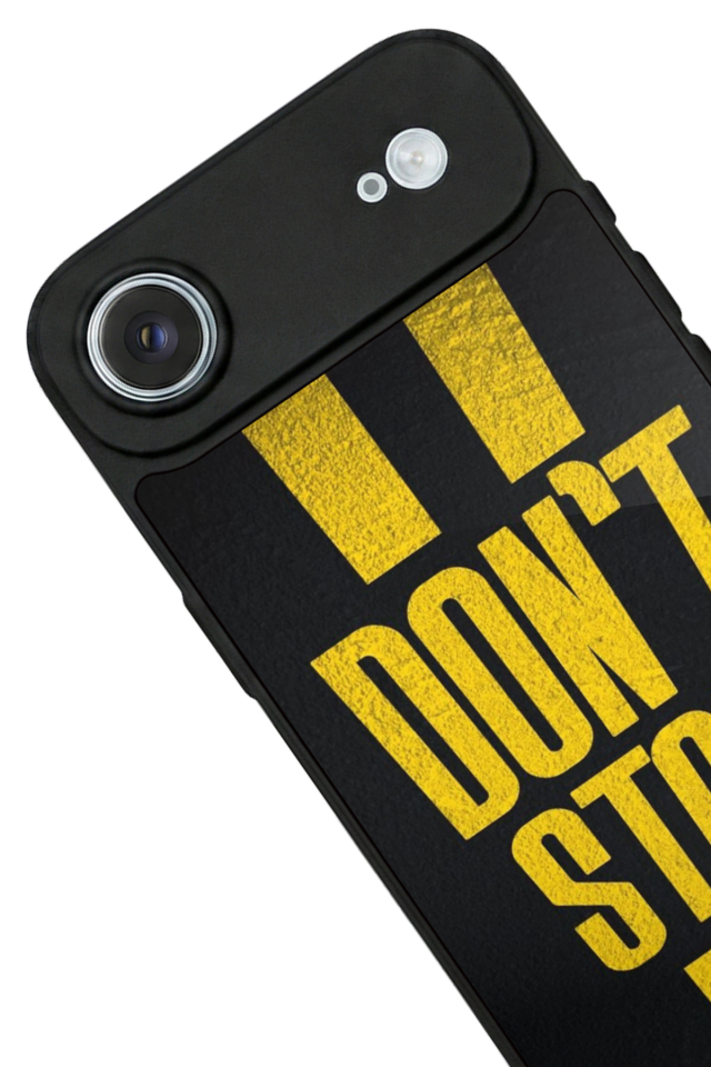 iPhone 17 Air Uyumlu Dont Stop Tasarımlı Glossy Premium Kılıf