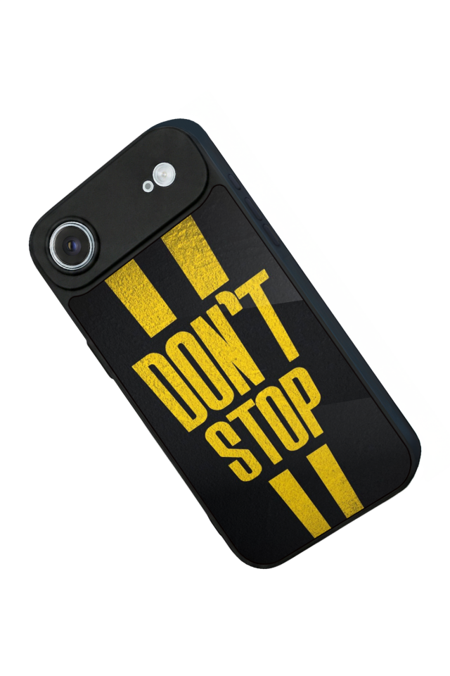 iPhone 17 Air Uyumlu Dont Stop Tasarımlı Glossy Premium Kılıf