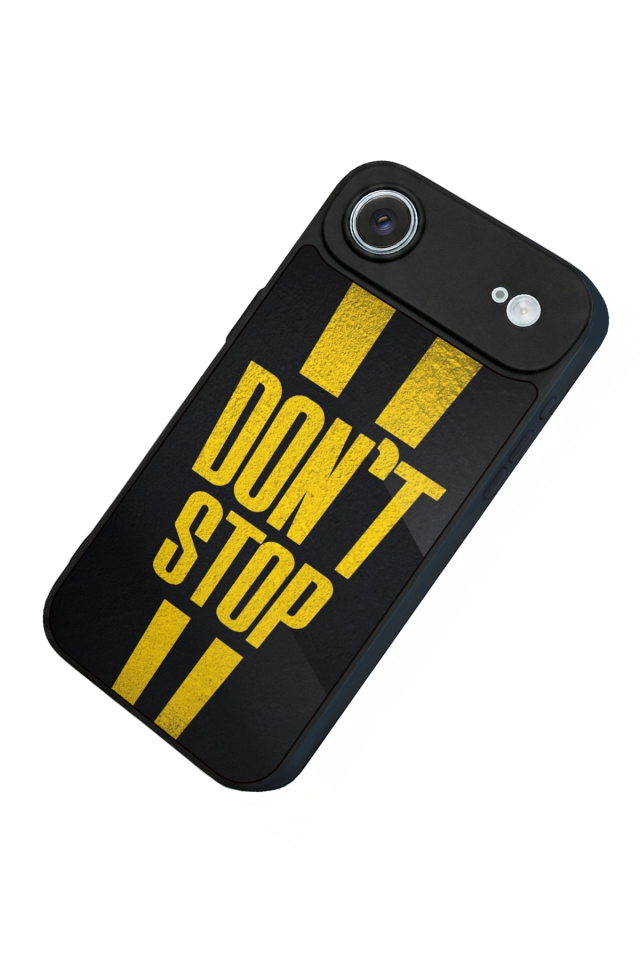 iPhone 17 Air Uyumlu Dont Stop Tasarımlı Glossy Premium Kılıf