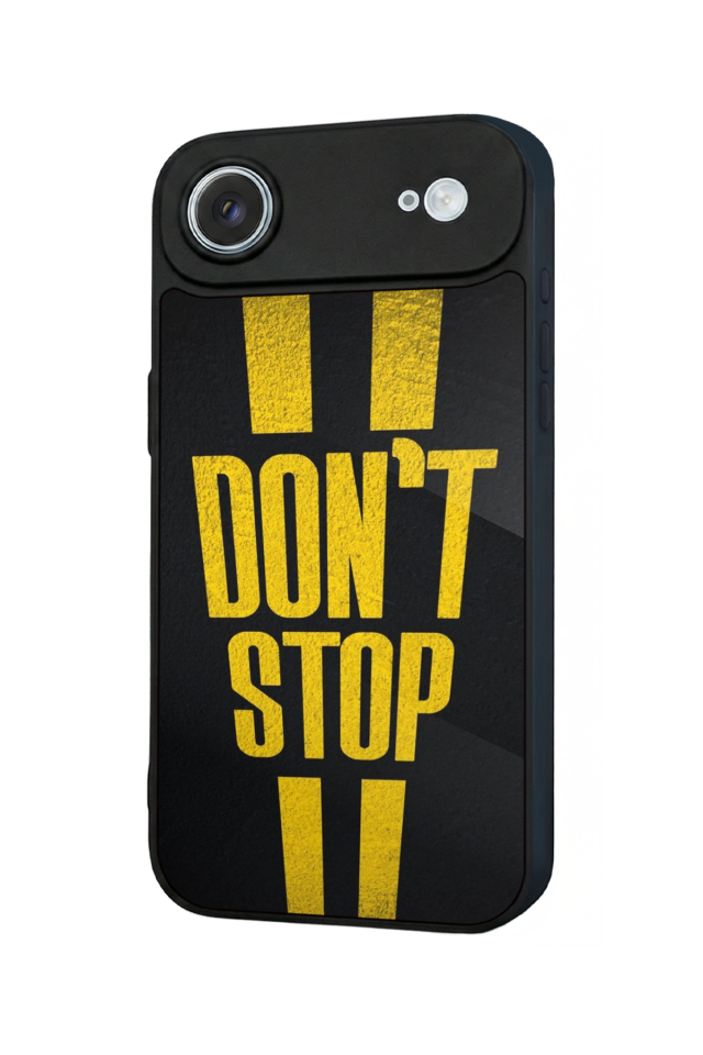 iPhone 17 Air Uyumlu Dont Stop Tasarımlı Glossy Premium Kılıf