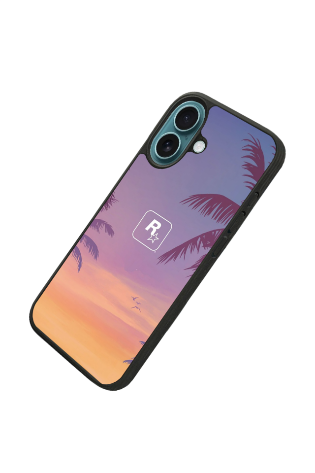 iPhone 16 Uyumlu GTA Tasarımlı Glossy Premium Kılıf