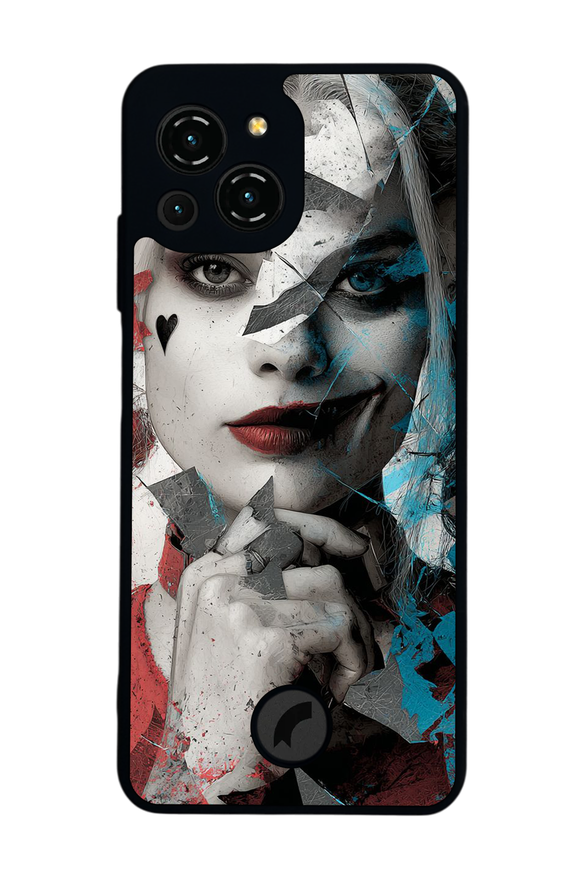 Reeder S23 Pro Max Uyumlu HarleyQueen Tasarımlı Glossy Premium Kılıf