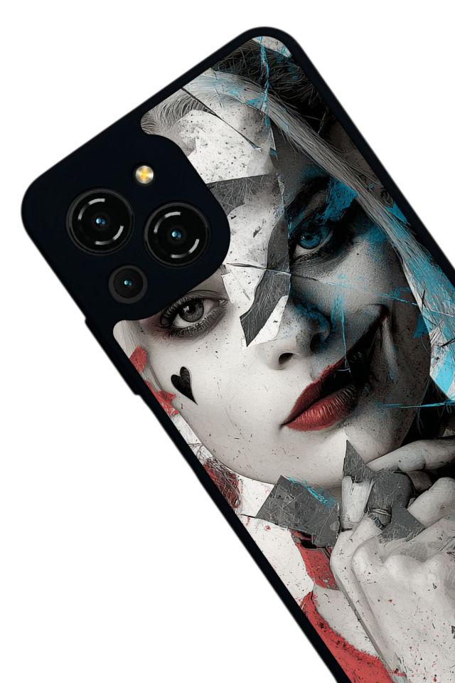 Reeder S23 Pro Max Uyumlu HarleyQueen Tasarımlı Glossy Premium Kılıf