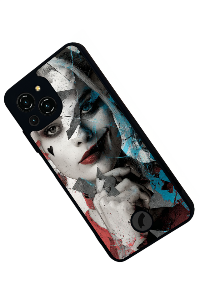 Reeder S23 Pro Max Uyumlu HarleyQueen Tasarımlı Glossy Premium Kılıf