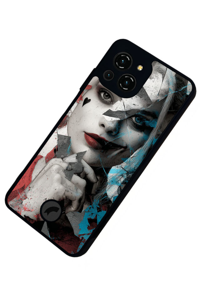 Reeder S23 Pro Max Uyumlu HarleyQueen Tasarımlı Glossy Premium Kılıf