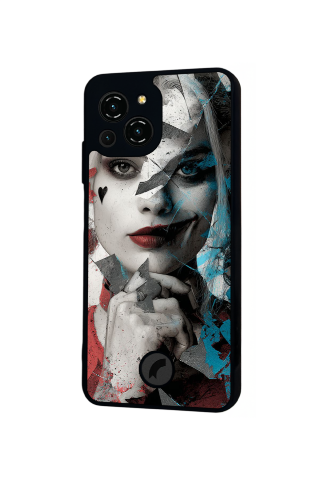 Reeder S23 Pro Max Uyumlu HarleyQueen Tasarımlı Glossy Premium Kılıf