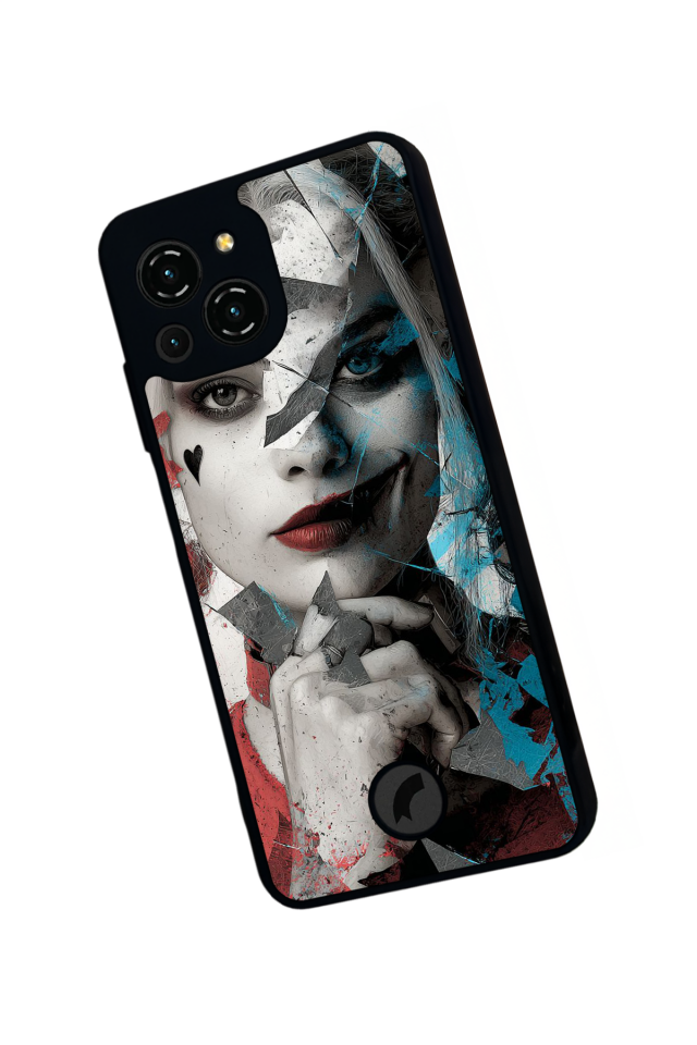 Reeder S23 Pro Max Uyumlu HarleyQueen Tasarımlı Glossy Premium Kılıf