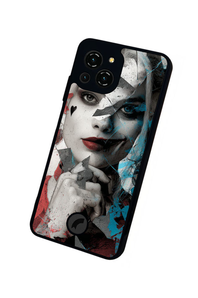 Reeder S23 Pro Max Uyumlu HarleyQueen Tasarımlı Glossy Premium Kılıf