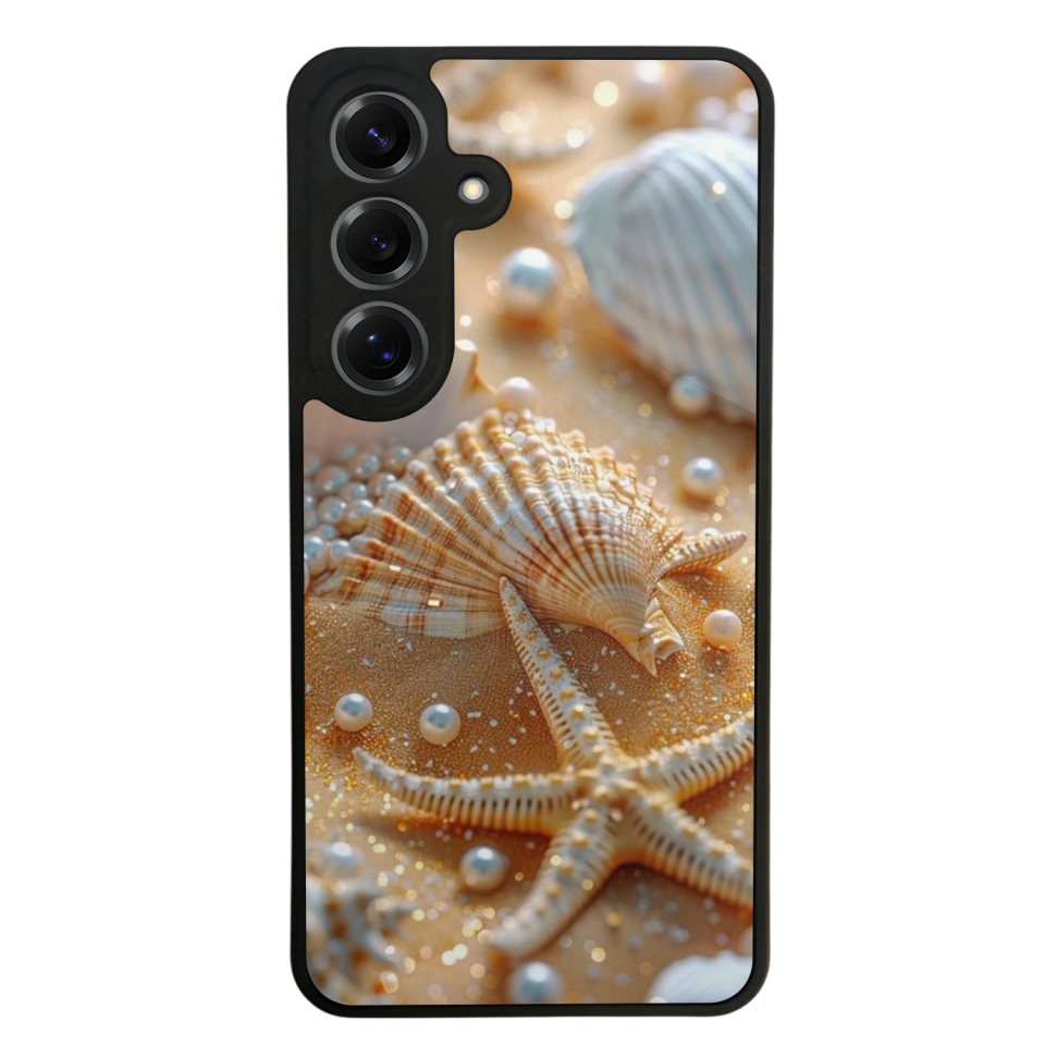 Samsung Galaxy S25 Uyumlu  İnci Tasarımlı Glossy Premium Kılıf