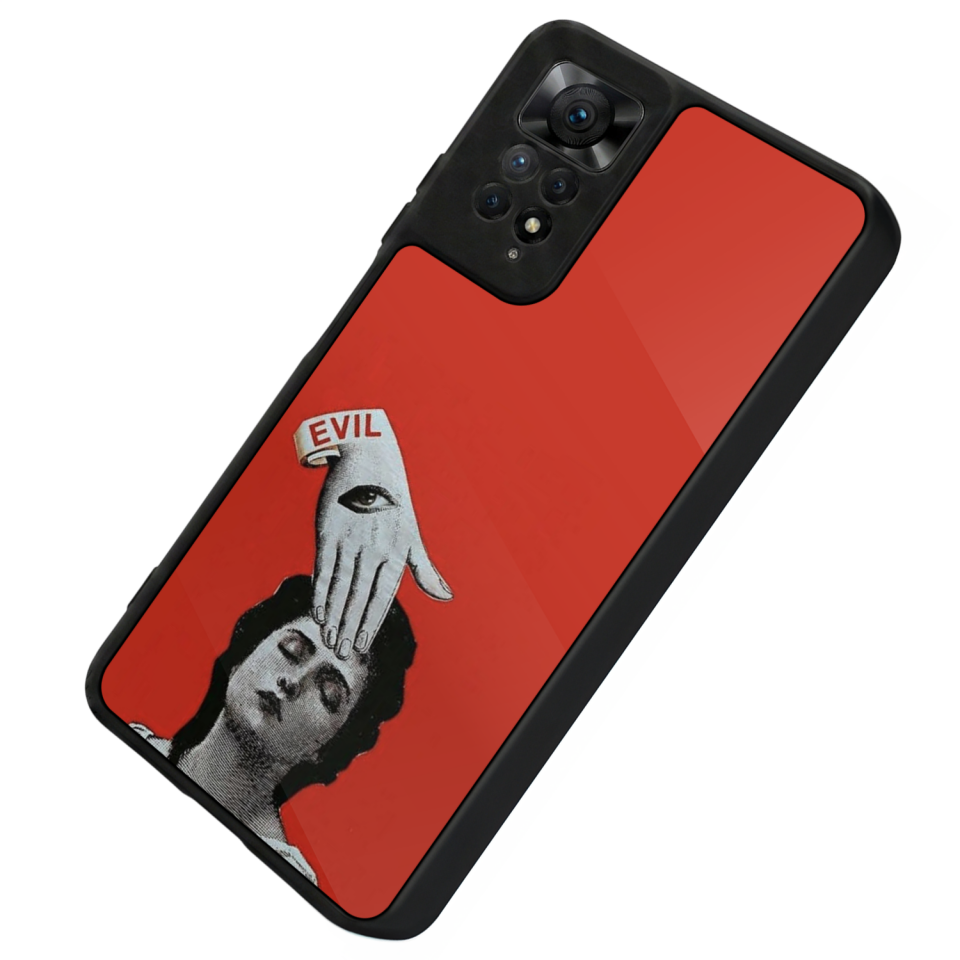 Xiaomi Redmi Note 12 Pro Uyumlu Kirmizi Tasarımlı Glossy Premium Kılıf