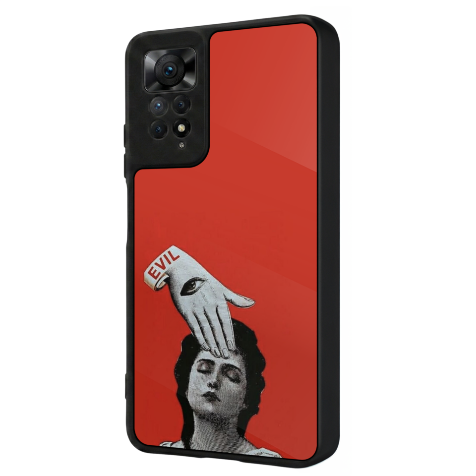 Xiaomi Redmi Note 12 Pro Uyumlu Kirmizi Tasarımlı Glossy Premium Kılıf