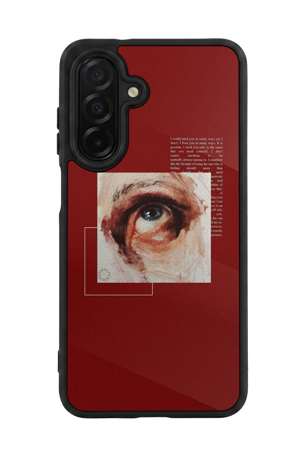 Samsung Galaxy A26 Uyumlu Kirmizi Tasarımlı Glossy Premium Kılıf