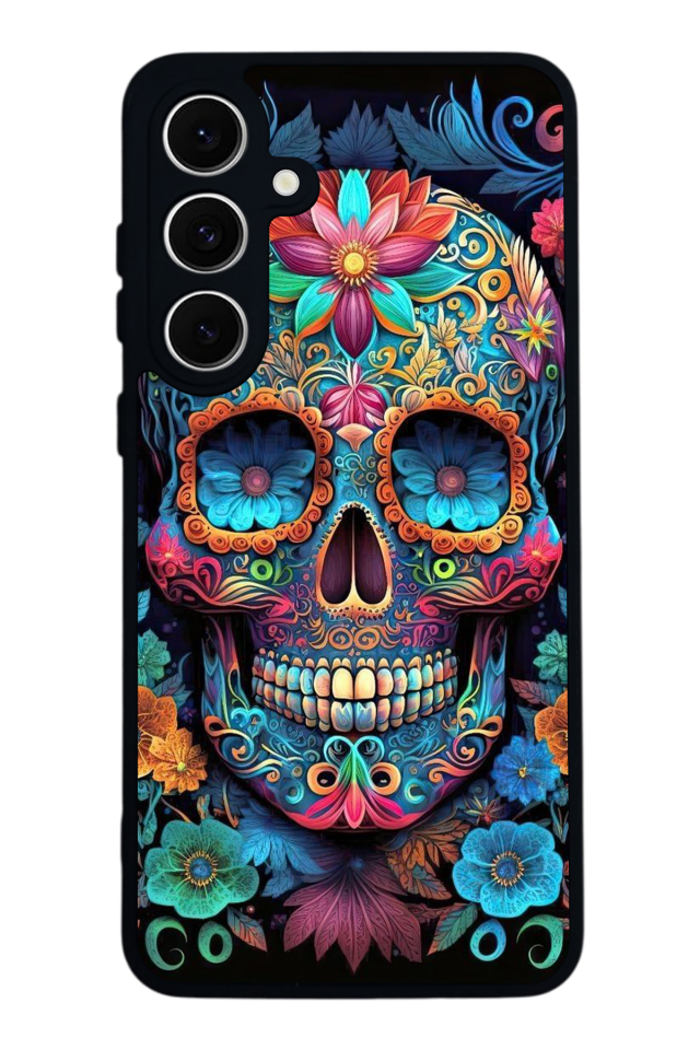 Samsung Galaxy A16 Uyumlu KuruKafa Tasarımlı Glossy Premium Kılıf