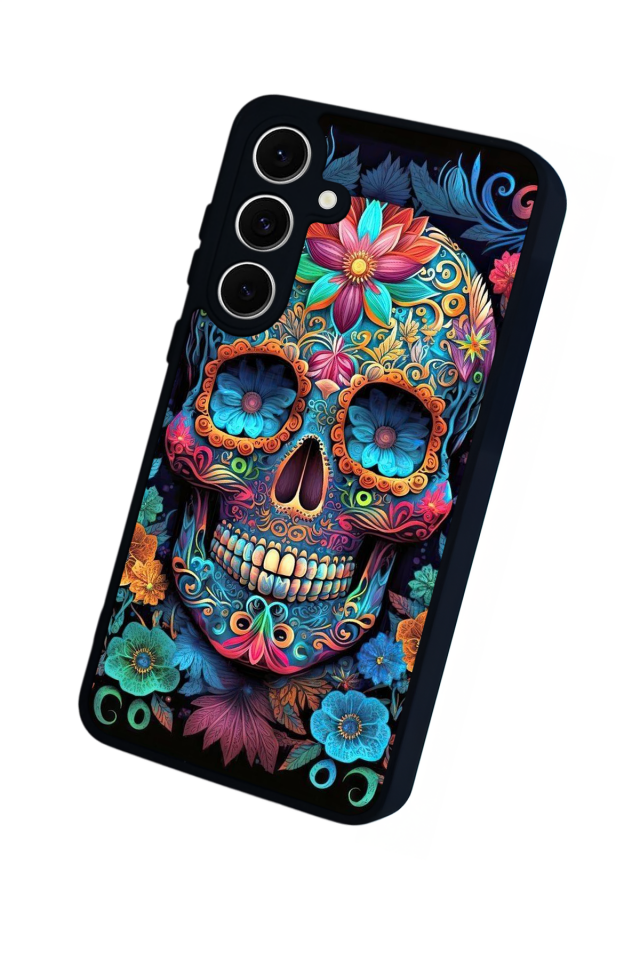 Samsung Galaxy A16 Uyumlu KuruKafa Tasarımlı Glossy Premium Kılıf