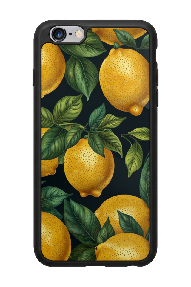 iPhone 6 Plus Uyumlu Limon Tasarımlı Glossy Premium Kılıf
