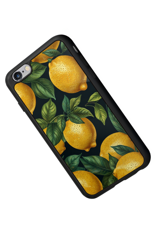 iPhone 6 Plus Uyumlu Limon Tasarımlı Glossy Premium Kılıf