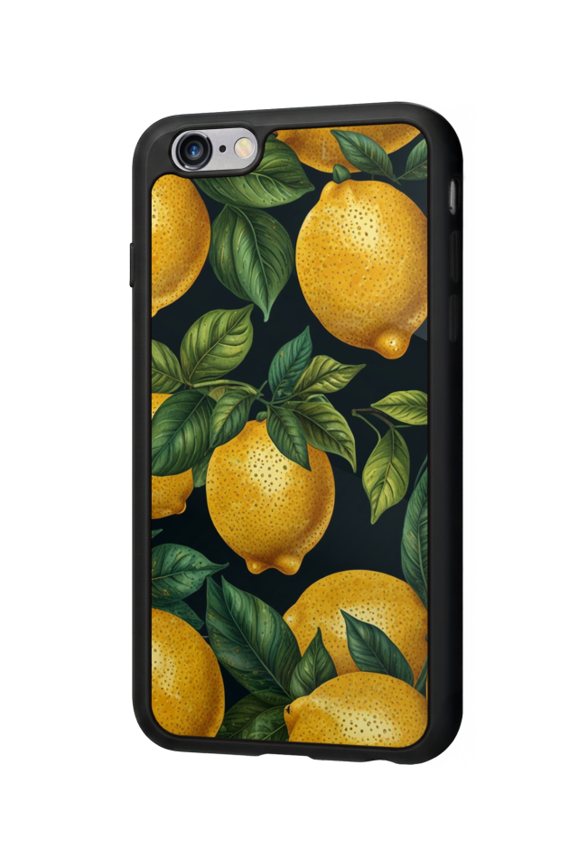 iPhone 6 Plus Uyumlu Limon Tasarımlı Glossy Premium Kılıf