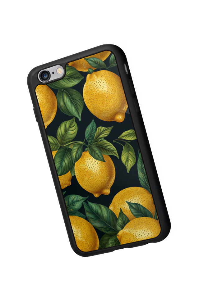 iPhone 6 Plus Uyumlu Limon Tasarımlı Glossy Premium Kılıf